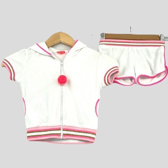 Sunuva Terry Pom Pom Hoodie and Short Set 3-4 - Picture 1 of 11